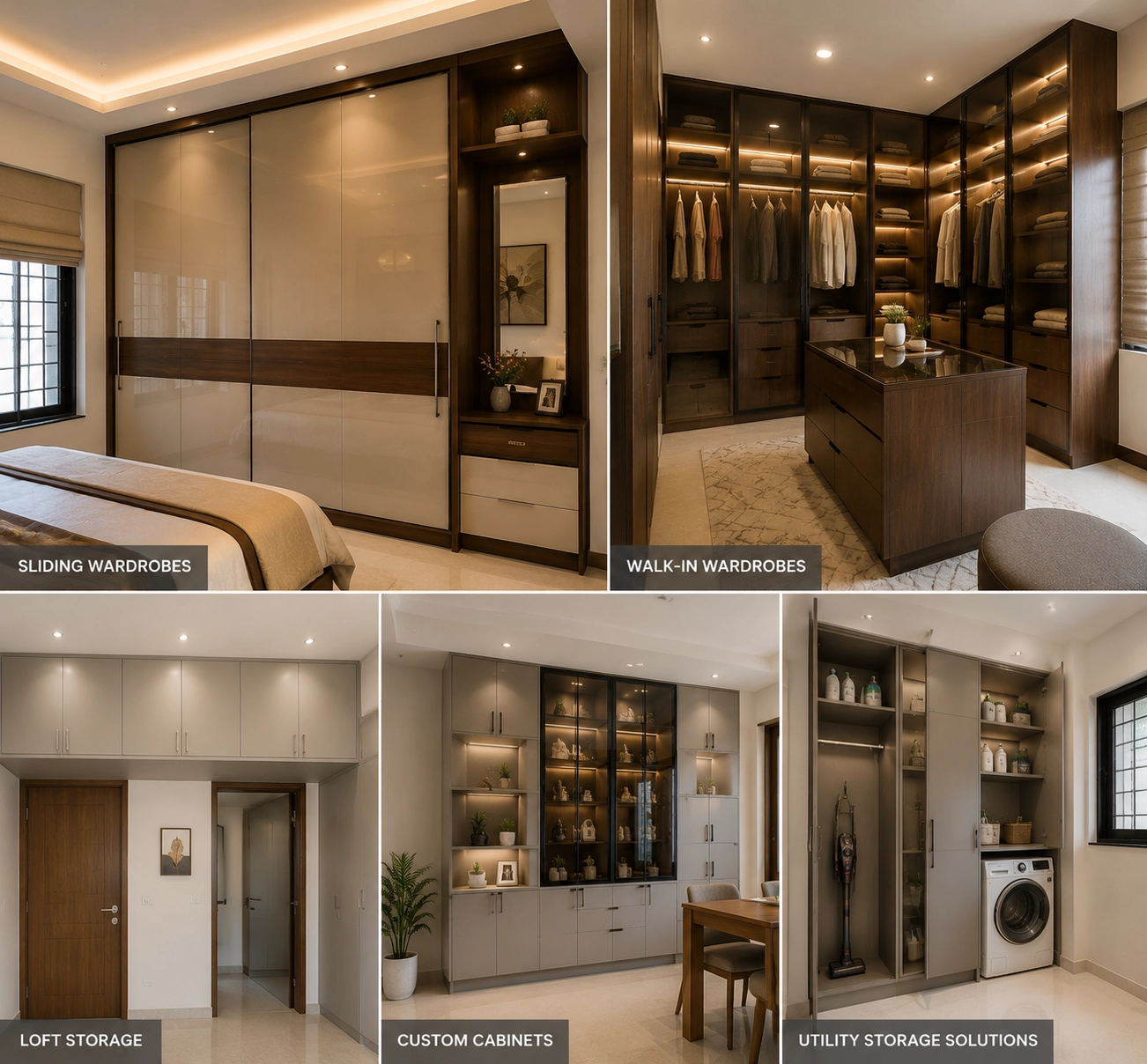 Modern Wardrobe and Storage Showcase Interior Design